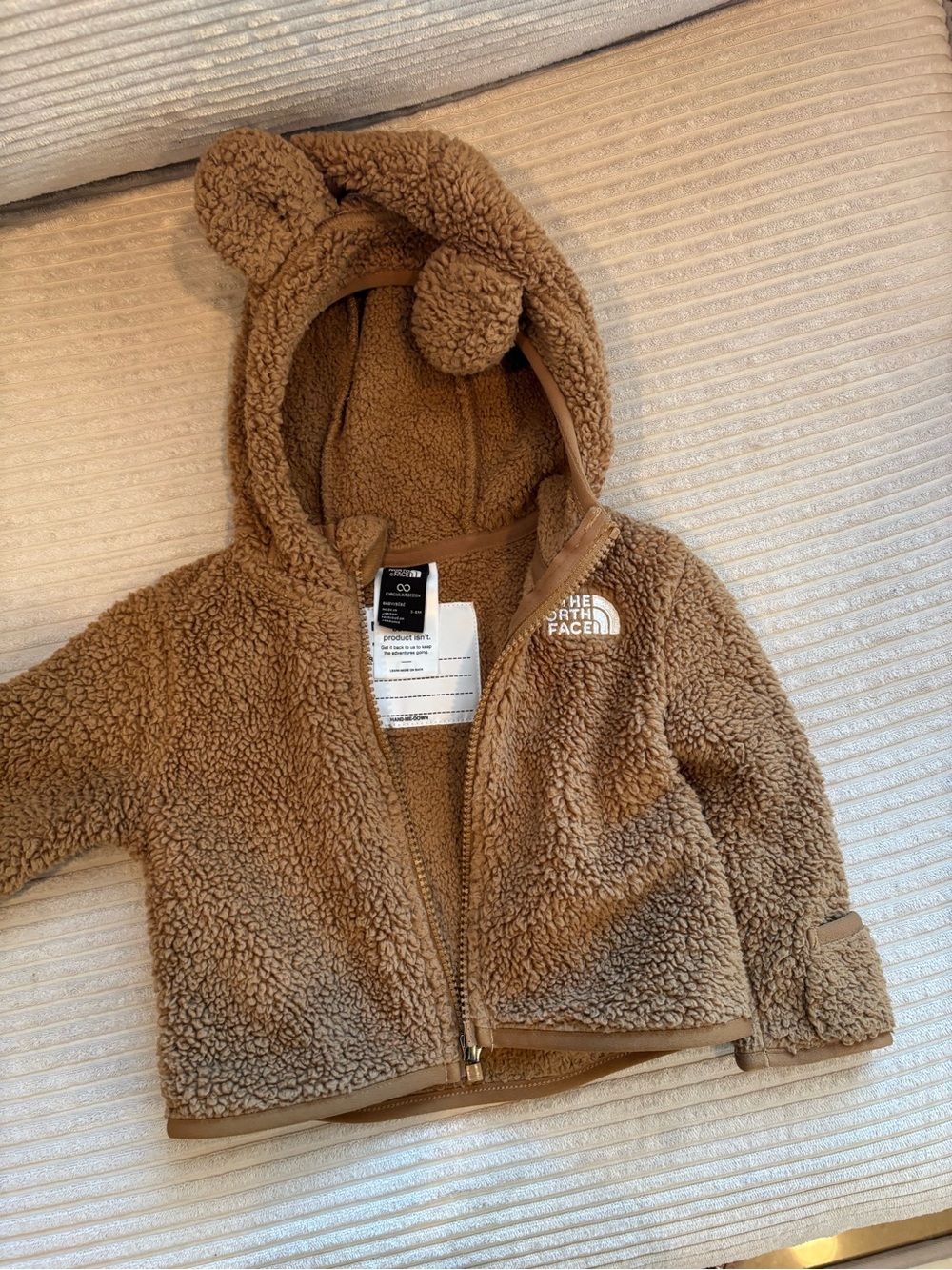 The North Face Teddy Sherpa Hoodie - Caramel Brown